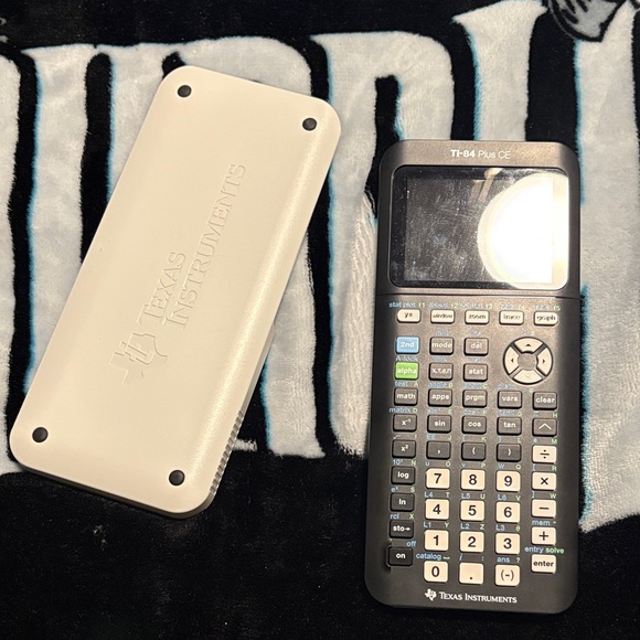 Texas Instruments TI-84 Plus CE Graphing Calculator - Black and White